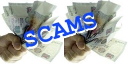 Online lottery scams
