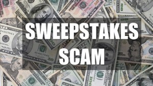 Sweepstakes scams