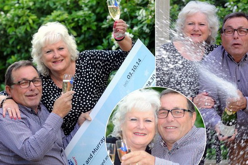 Murray McKenzie wins a lottery fortune of £215,000 with lucky number 13