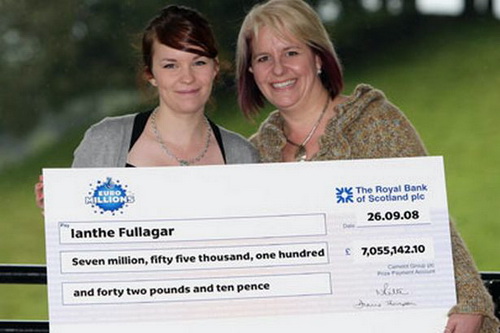 Lottery Winner Ianthe Fullagar