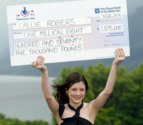 Lottery Winner Callie Rogers