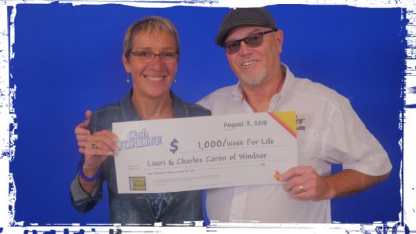 Lauri and Charles Caron - Lifetime Lottery Winners