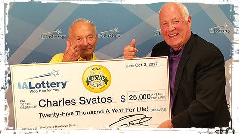 Charles “Chuck” Svatos - Lifetime Lottery Winner